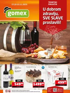 Gomex tema meseca - pregled Gomex kataloga - važi od 27.10.2025