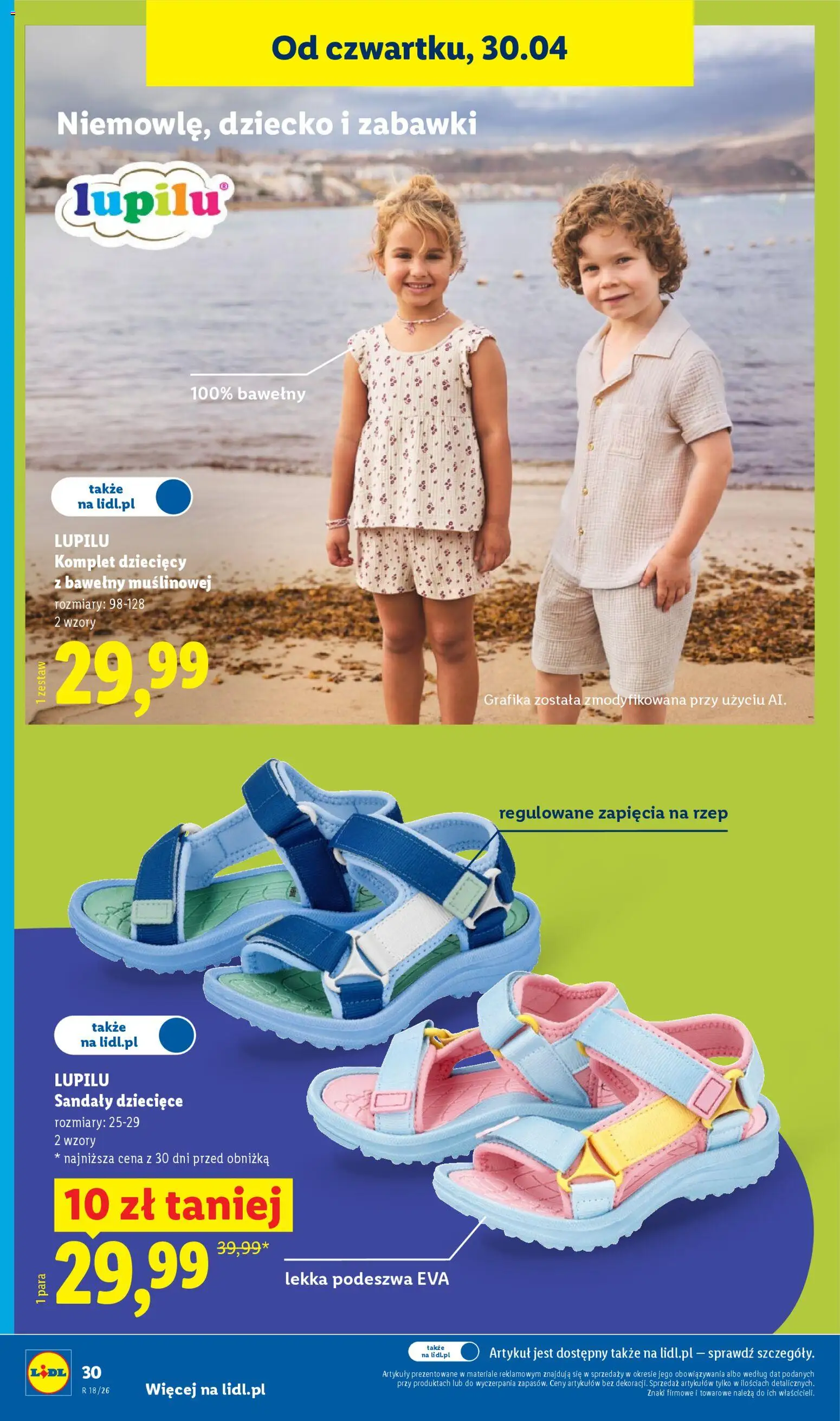 Lidl Katalog od 27.04.2026 | Strona: 36 | Produkty: Sandały