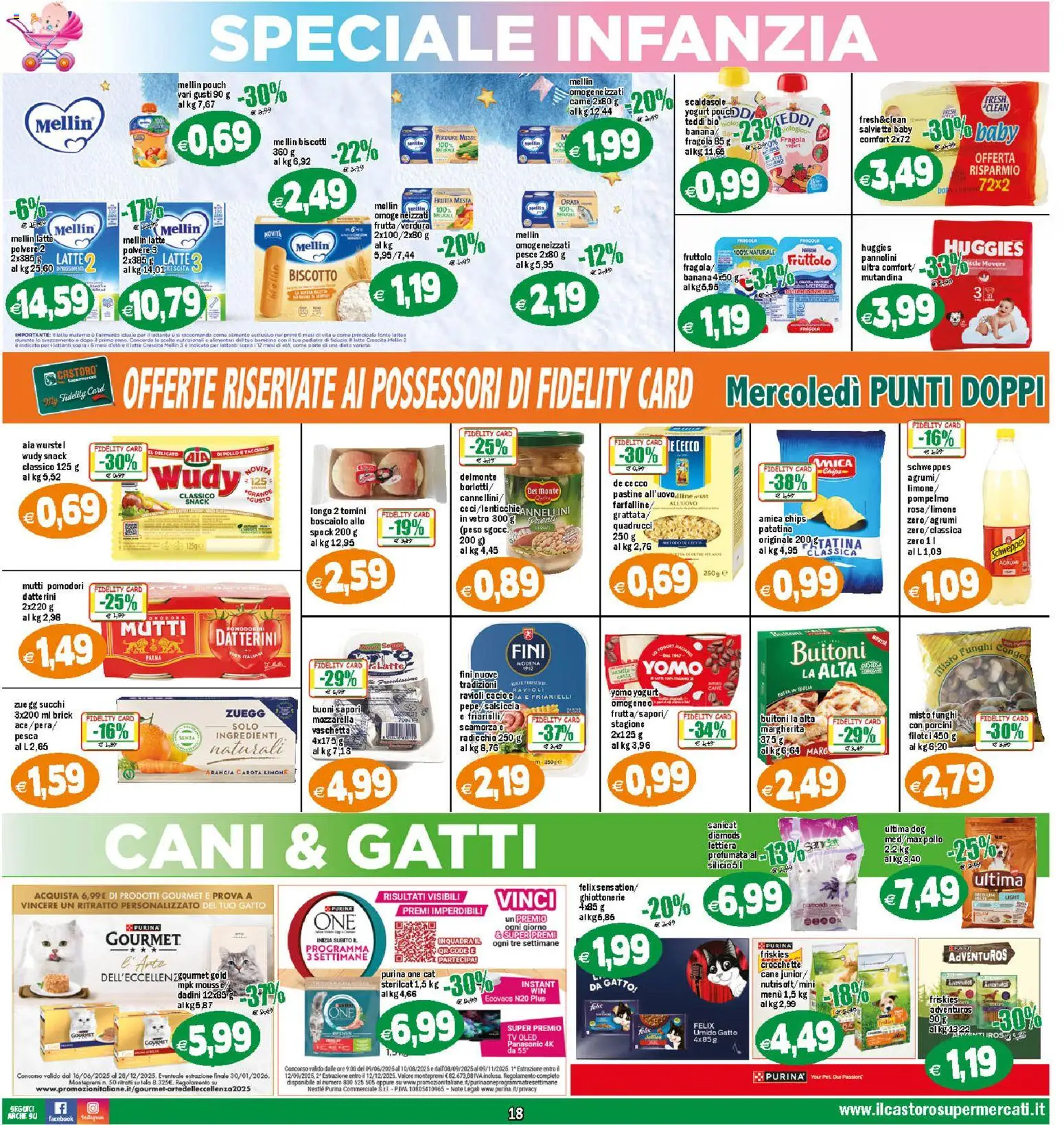 Volantino Il Castoro del 17.10.2025 | Pagina: 18 | Prodotti: Carota, Biscotti, Tacchino, Funghi