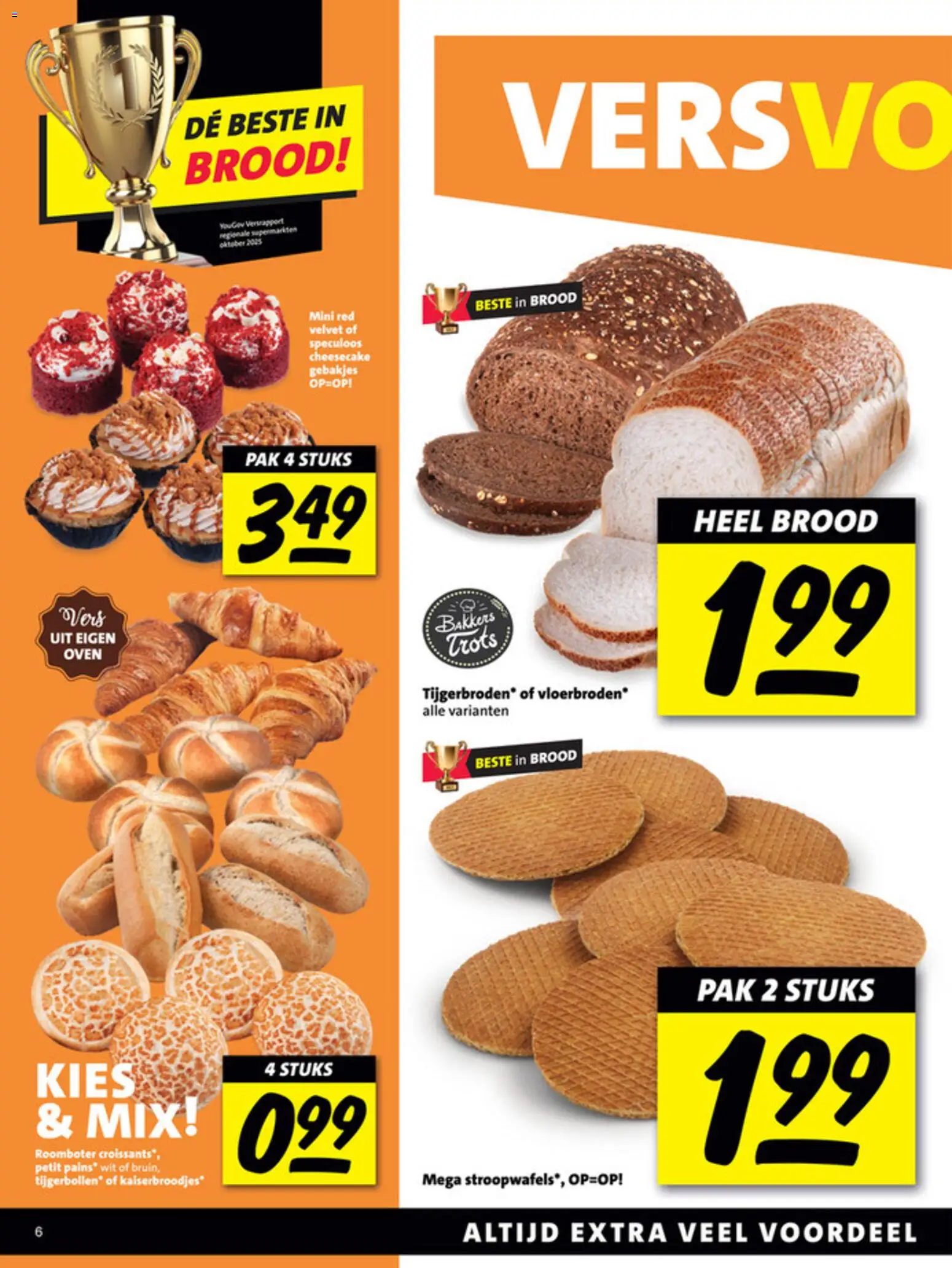 {H1} | Pagina: 6 | Producten: Brood, Roomboter, Oven