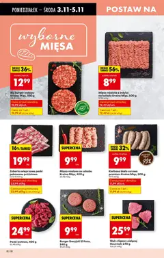 Pogląd oferty "Mięso mielone z indyka na kotlety Kraina Mięs, 500 g, Ground turkey meat for cutlets, 500 g" - ważna od 03.11.2025 | Strona: 26