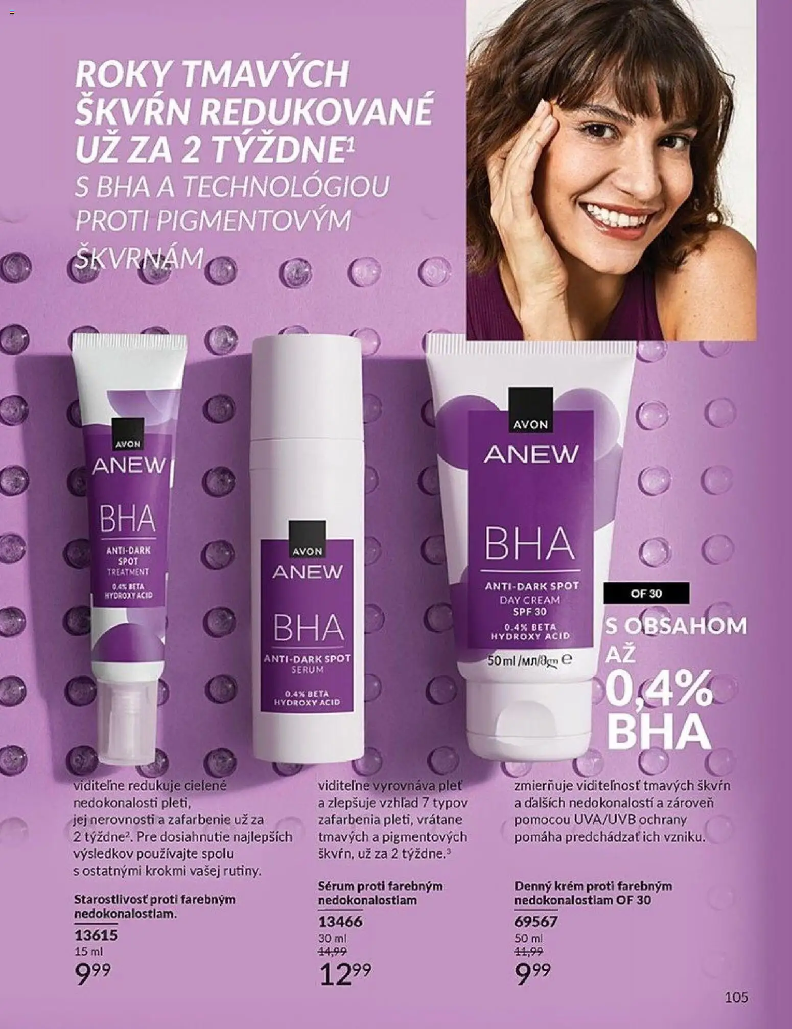 Nové Avon akcie – leták je platný od 01.05.2026 | Strana: 105 | Produkty: Krém