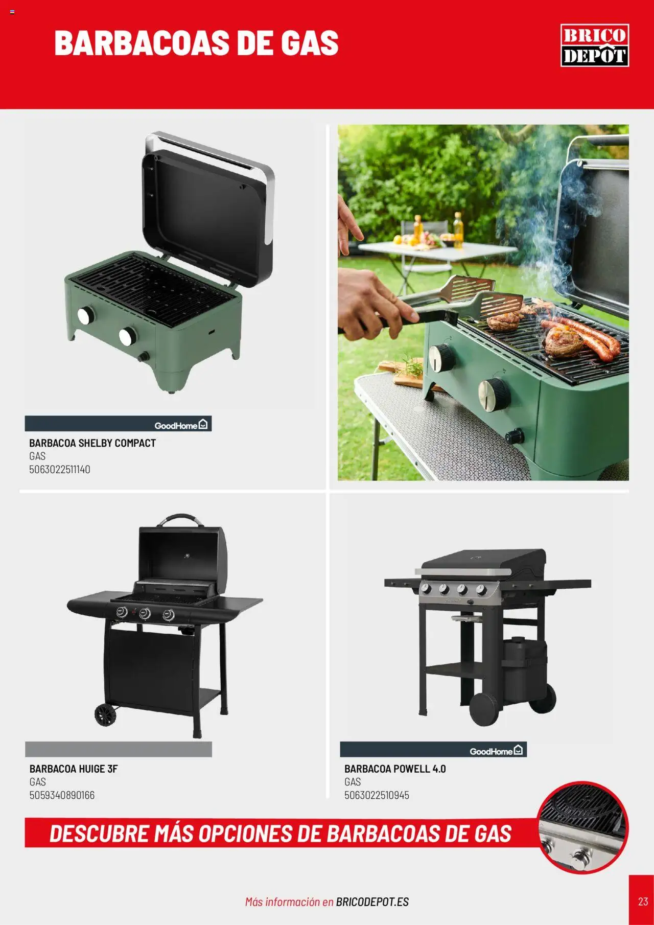 Brico Depôt Jardín │ válido desde el 25.04.2025 | Página: 23 | Productos: Barbacoa