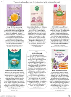 dm drogerie markt Active Beauty Magazin 10/2025 ab 01.10.2025 gültig | Seite: 37 | Produkte: Zucker, Bad, Milch, Tee