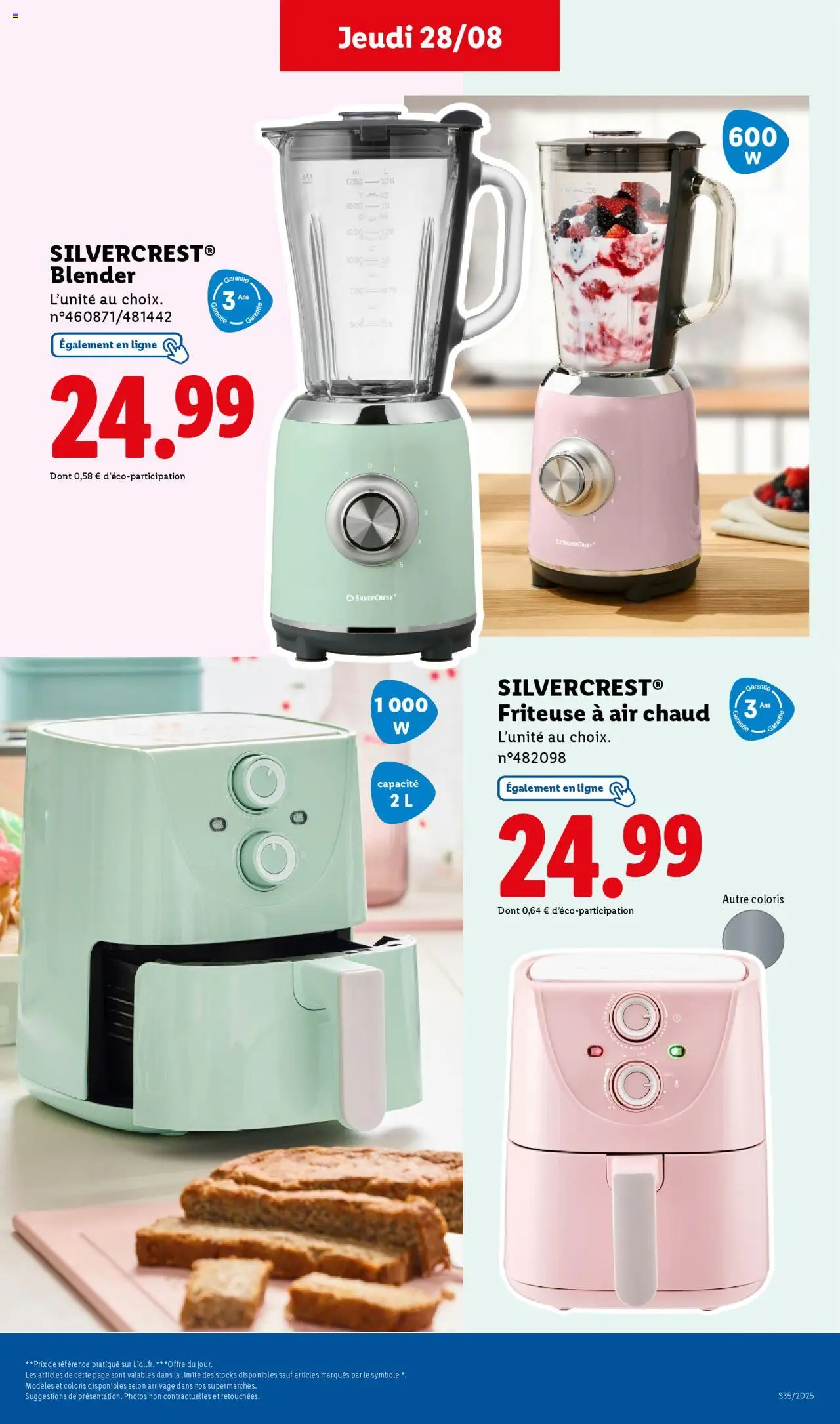  | Page: 33 | Produits: Blender, Friteuse, Air fryer