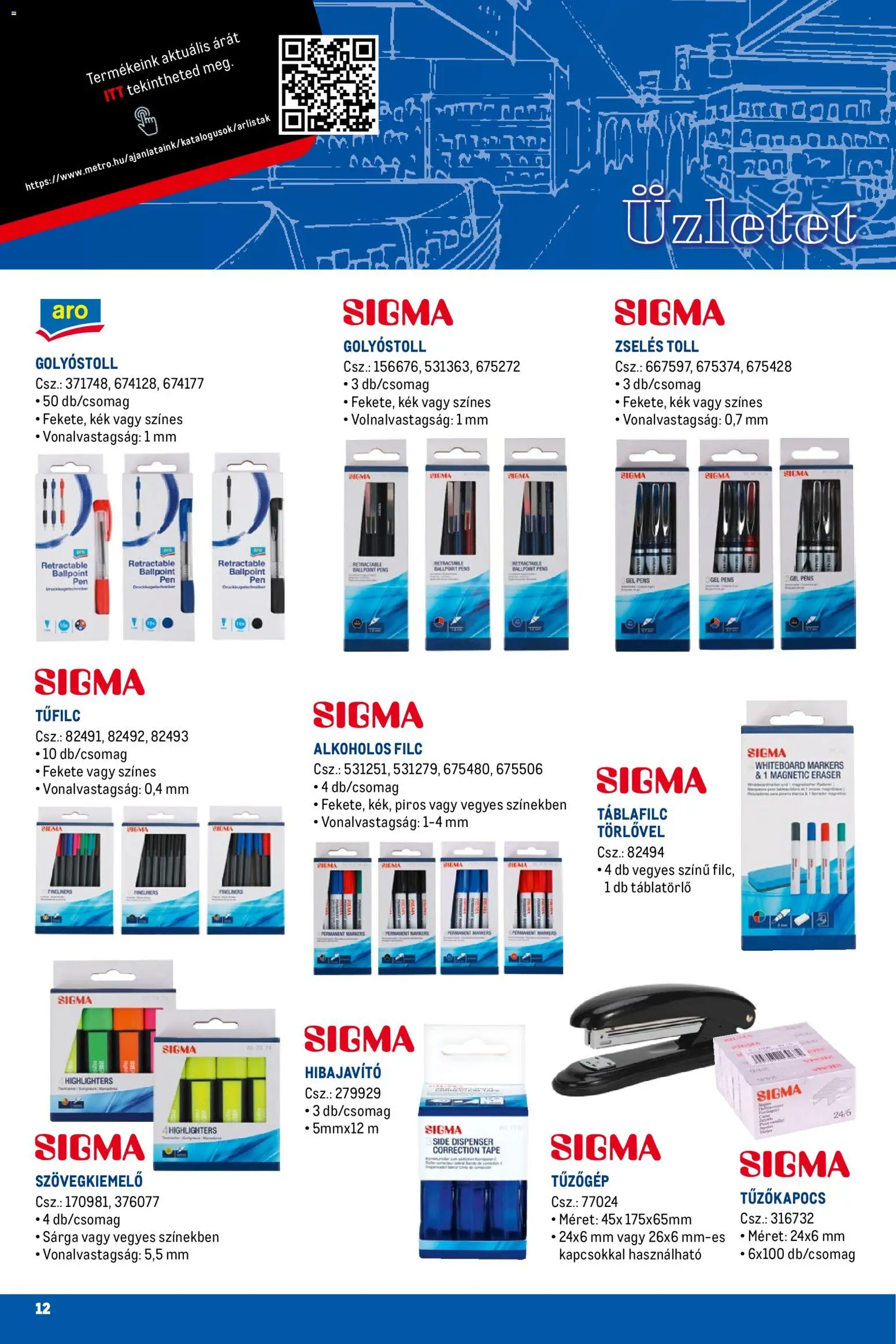 Metro akciós ujság - amely érvényes a következő dátumtól: 01.03.2026 | Oldal: 12