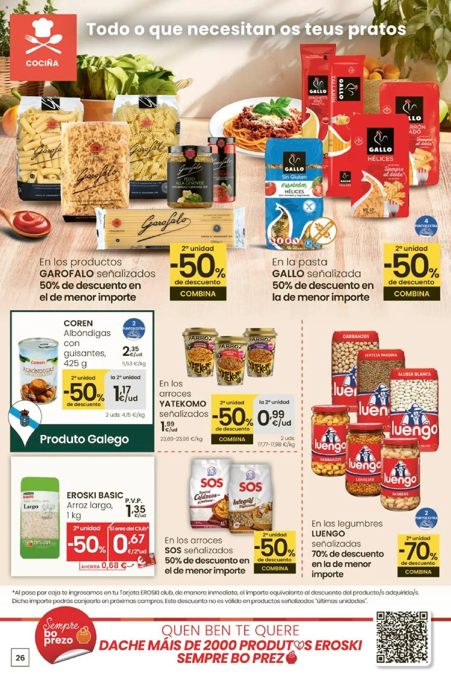 Eroski - Entroido do aforro │ válido desde el 29.01.2026 | Página: 26 | Productos: Arroz, Té, Cocina, Caja