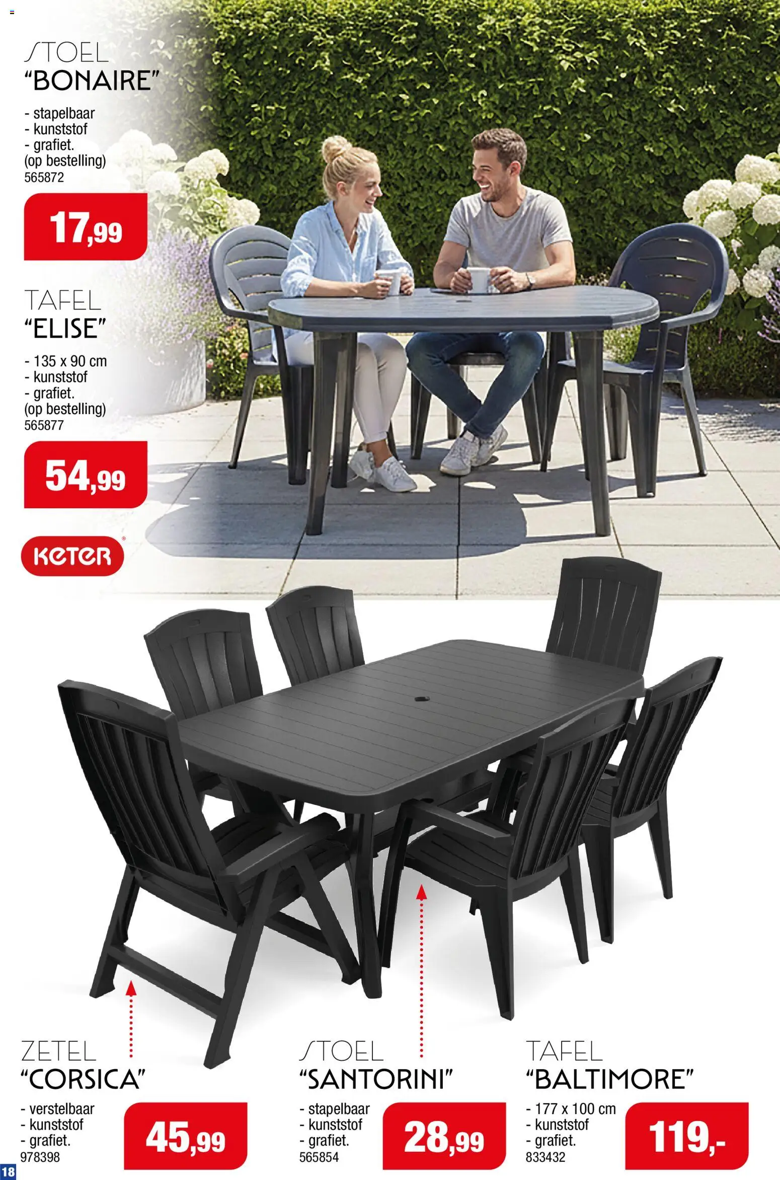 {H1} | Pagina: 18 | Producten: Tafel, Stoel