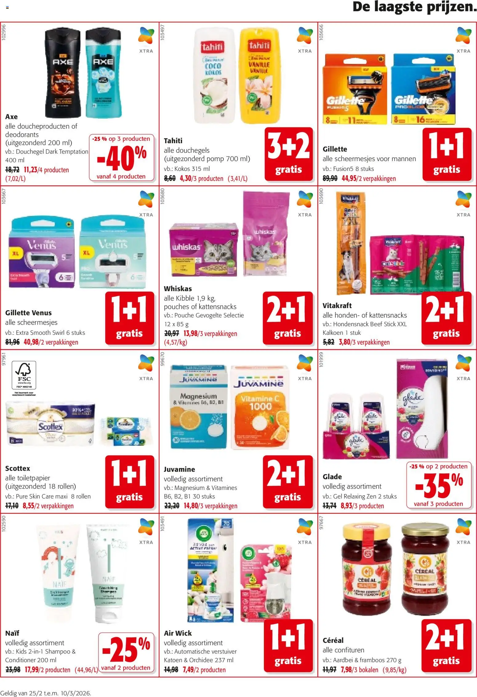 {H1} | Pagina: 14 | Producten: Toiletpapier, Vitamine C, Conditioner, Guitare acoustique