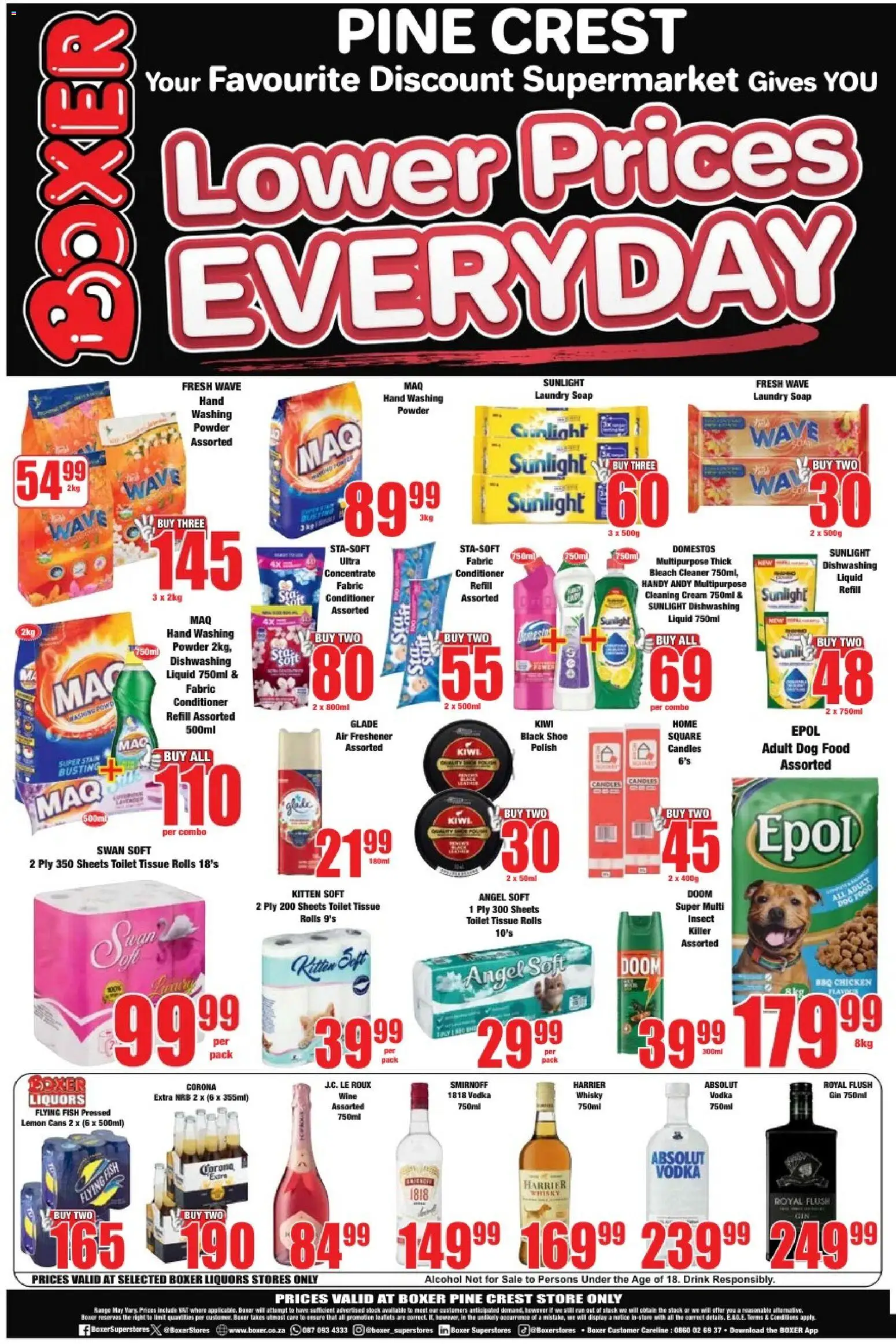 New Boxer catalogue – valid from 23.04.2026 | Page: 12 | Products: Air freshener, Kiwi, Soap, Washing powder
