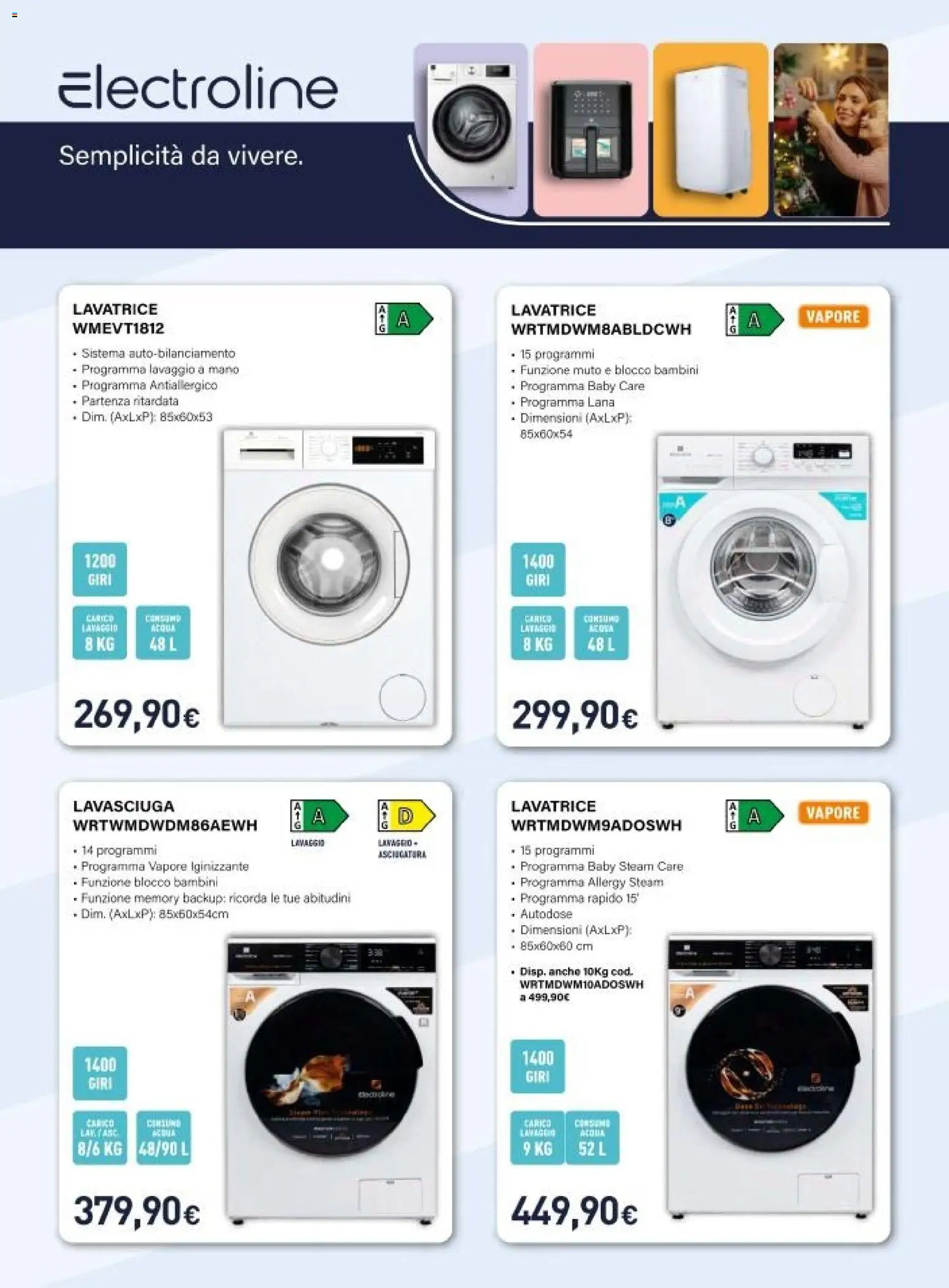 Volantino Unieuro del 06.12.2025 | Pagina: 27 | Prodotti: Lavasciuga, Lavatrice