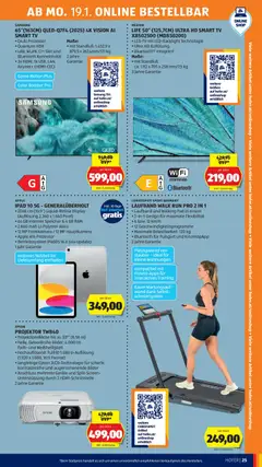 Hofer Flugblatt ab 14.01.2026 gültig | Seite: 29 | Produkte: TV, Apple, Samsung, Ipad