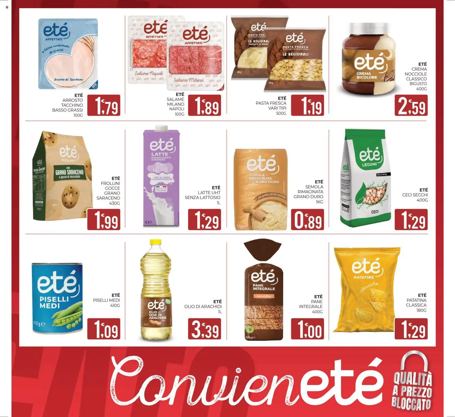 Volantino Eté del 16.01.2026 | Pagina: 5 | Prodotti: Arrosto, Tacchino, Arachidi, Frollini