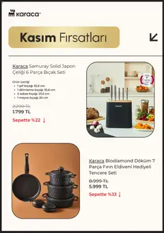 16.11.2025 tarihinden itibaren geçerli olan Karaca kataloğu önizlemesi | Sayfa: 5