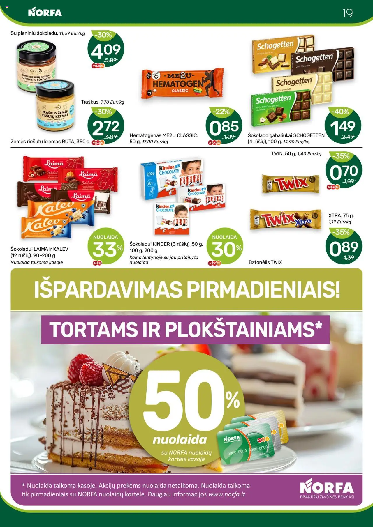 NORFA leidinys│galioja nuo 29.05.2025 | Puslapis: 19 | Prekių: Kremas