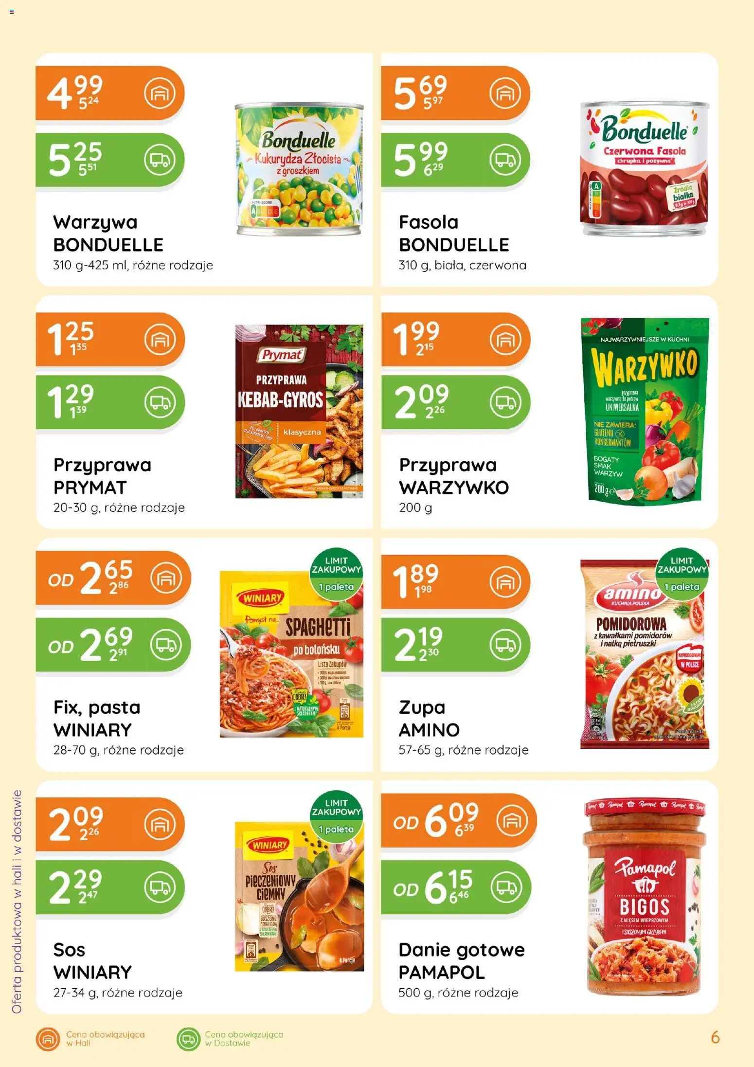 Eurocash gazetka - Ofensywa Spożywcza od 05.03.2026 | Strona: 6 | Produkty: Kukurydza, Zupa, Warzywa