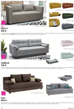 Kondela leták platný od 16.05.2025 | Strana: 38 | Produkty: Rozkladacia pohovka, Pohovka