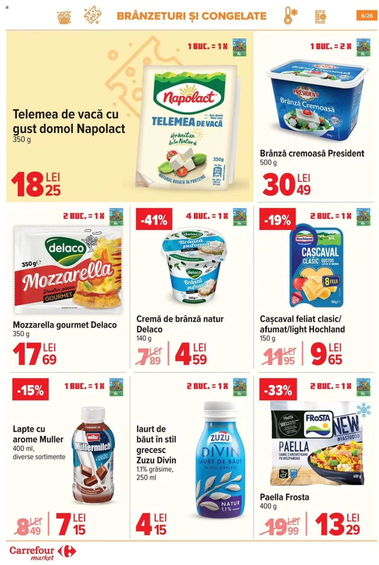 Carrefour catalog - Market – valabil de la 03.09.2025 | Pagină: 7 | Produse: Masaüstü kılıfı, Cremă, Pizza, Cremă de brânză