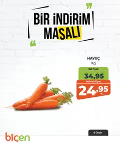 06.01.2026 tarihinden itibaren geçerli olan Biçen Market kataloğu önizlemesi