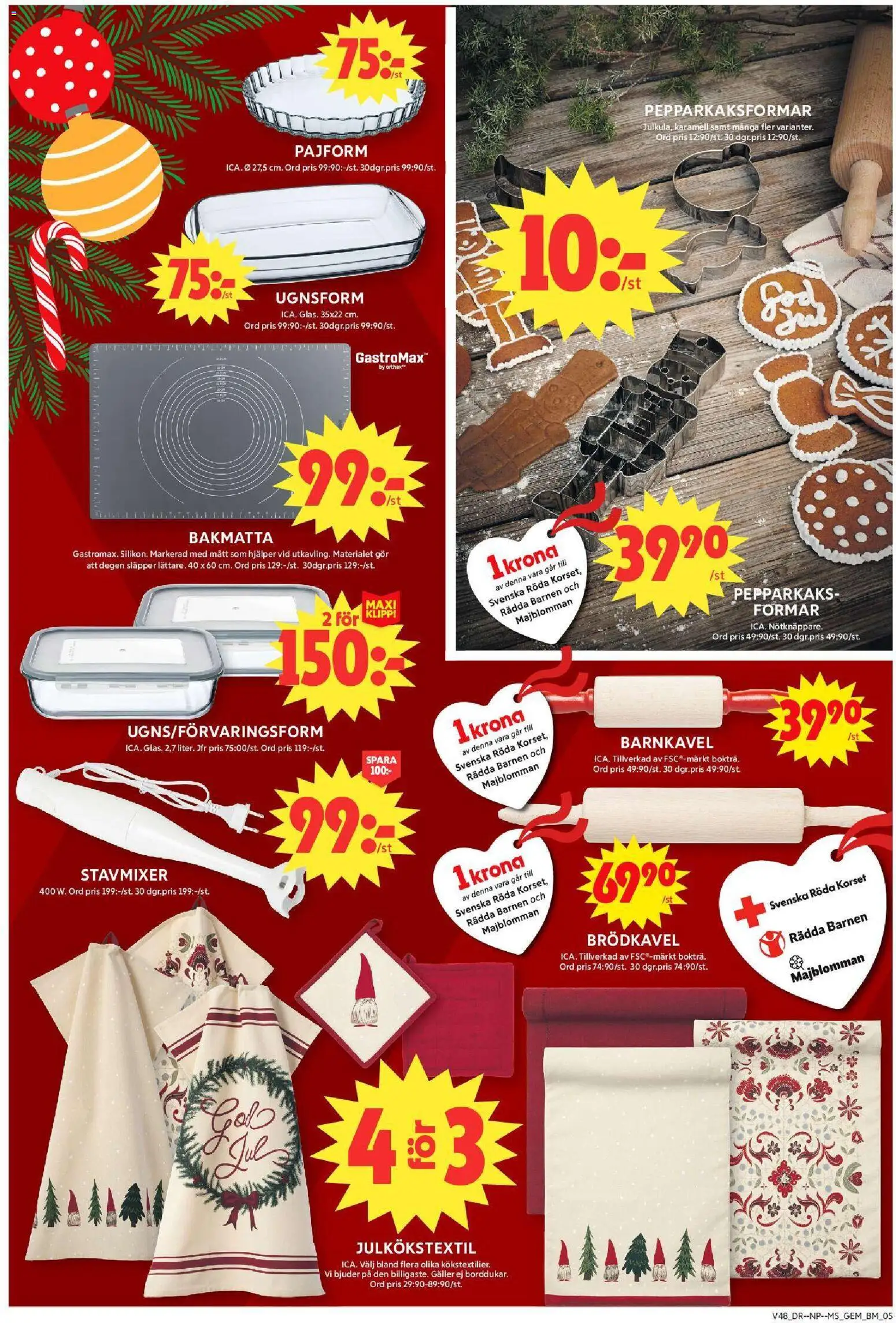 ICA Maxi reklamblad aktuell från 24.11.2025 | Sida: 10 | Produkter: Galler, Stavmixer