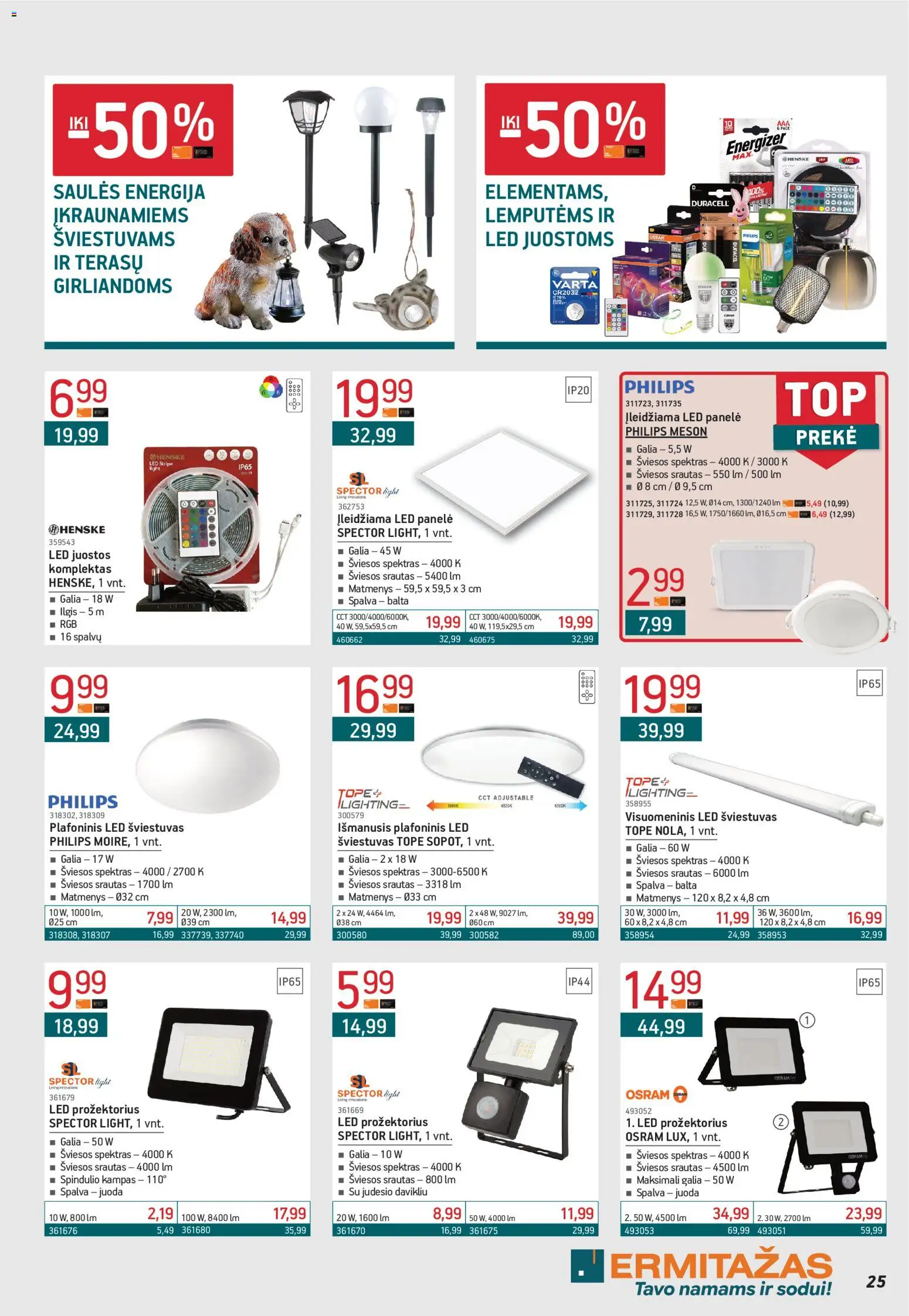 ERMITAŽAS akcijos nuo 01.04.2026 | Puslapis: 25