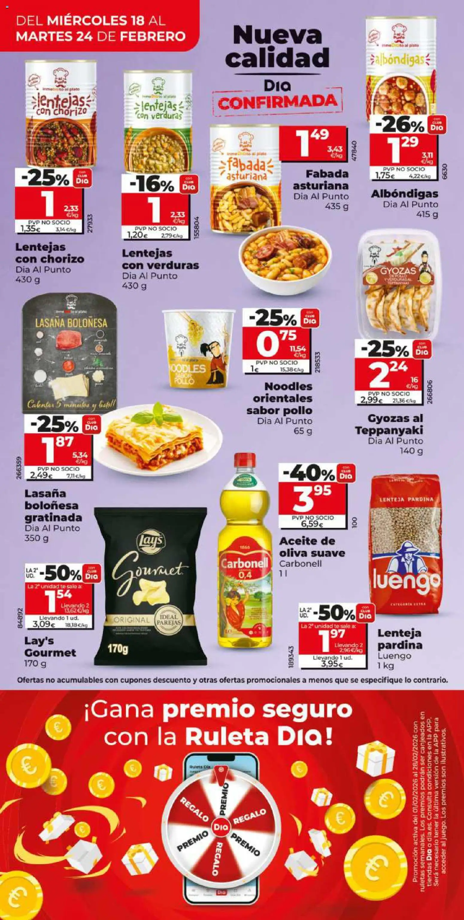 Dia - folleto Market │ válido desde el 18.02.2026 | Página: 10 | Productos: Aceite, Aceite de oliva, Lasaña