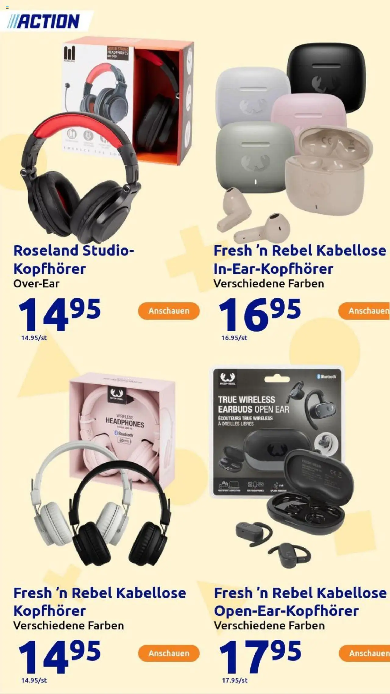 Action Geschenke gültig ab 01.10.2025 | Seite: 154 | Produkte: Kopfhörer