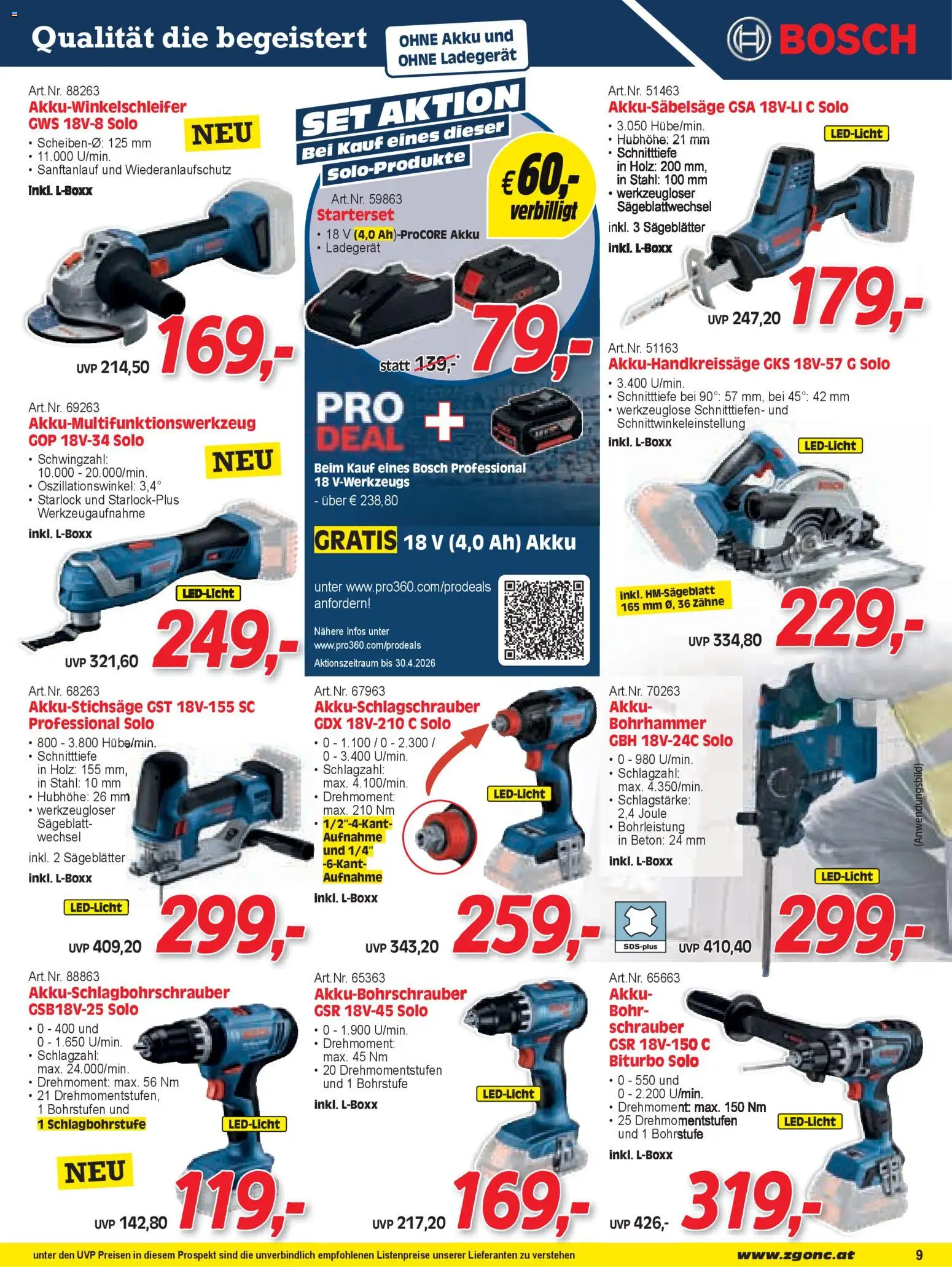 Zgonc Flugblatt Jänner I 2026 gültig ab 01.01.2025 | Seite: 9