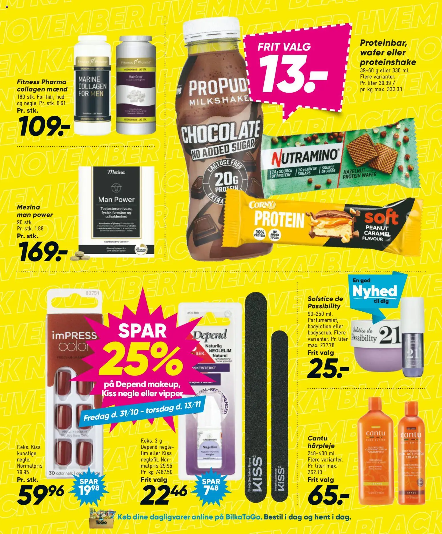 Bilka tilbudsavis – gyldig fra 31.10.2025 | Side: 49 | Produkter: Shampoo, Collagen