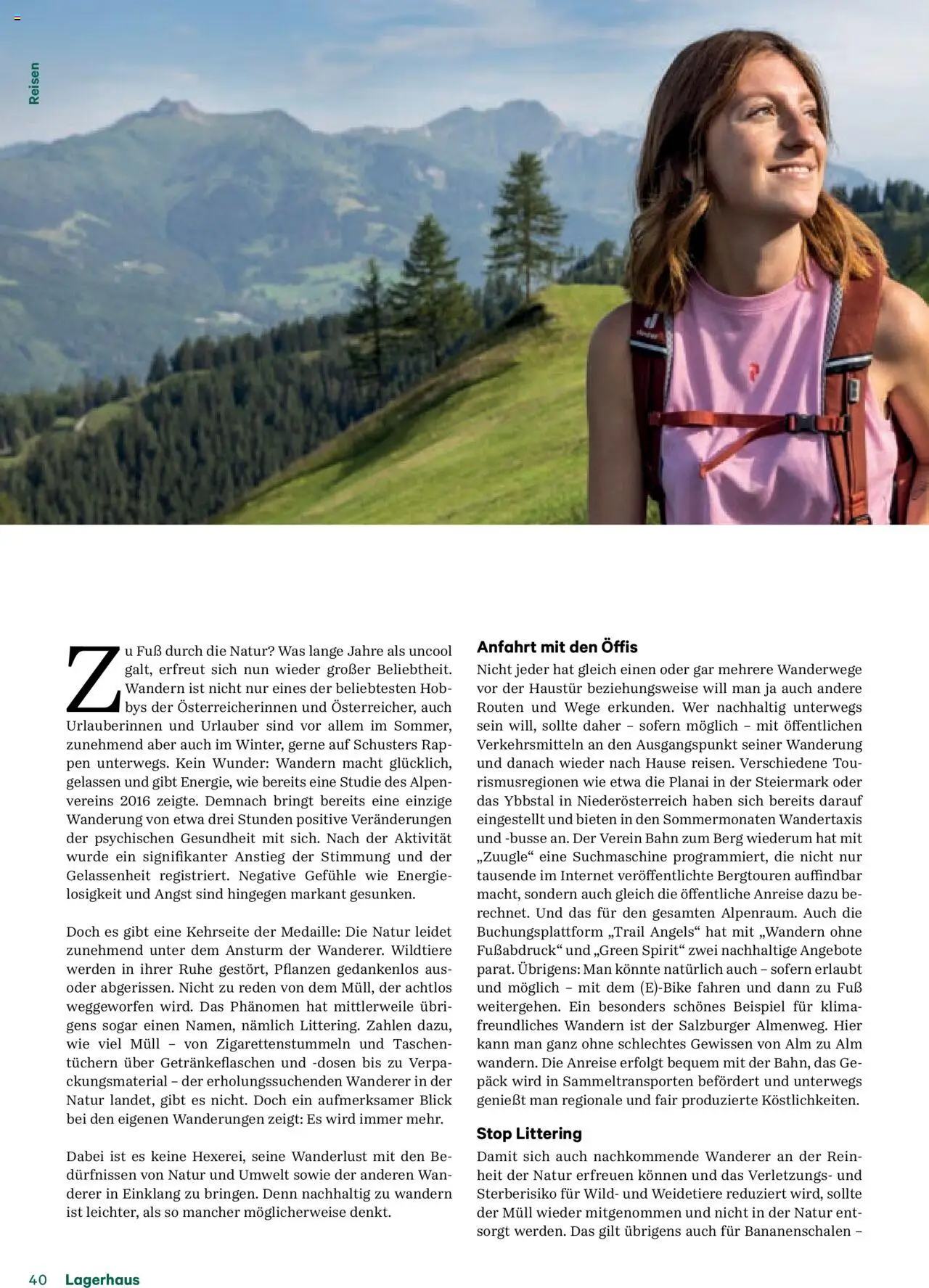 Lagerhaus Fürs Leben am Land Magazin gültig ab 28.04.2025 | Seite: 40