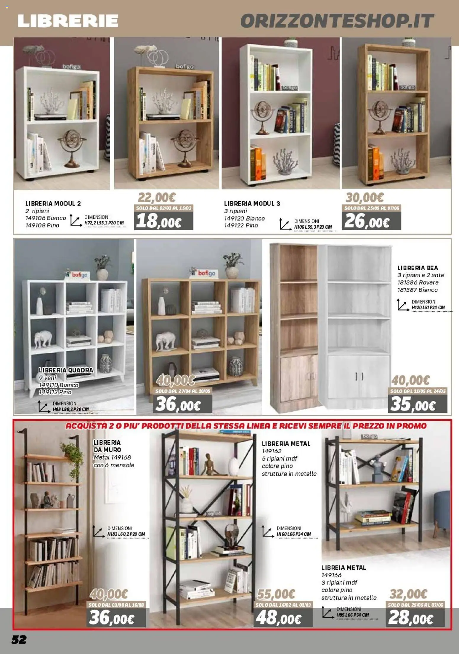 Volantino Orizzonte del 16.01.2026 | Pagina: 52 | Prodotti: Libreria