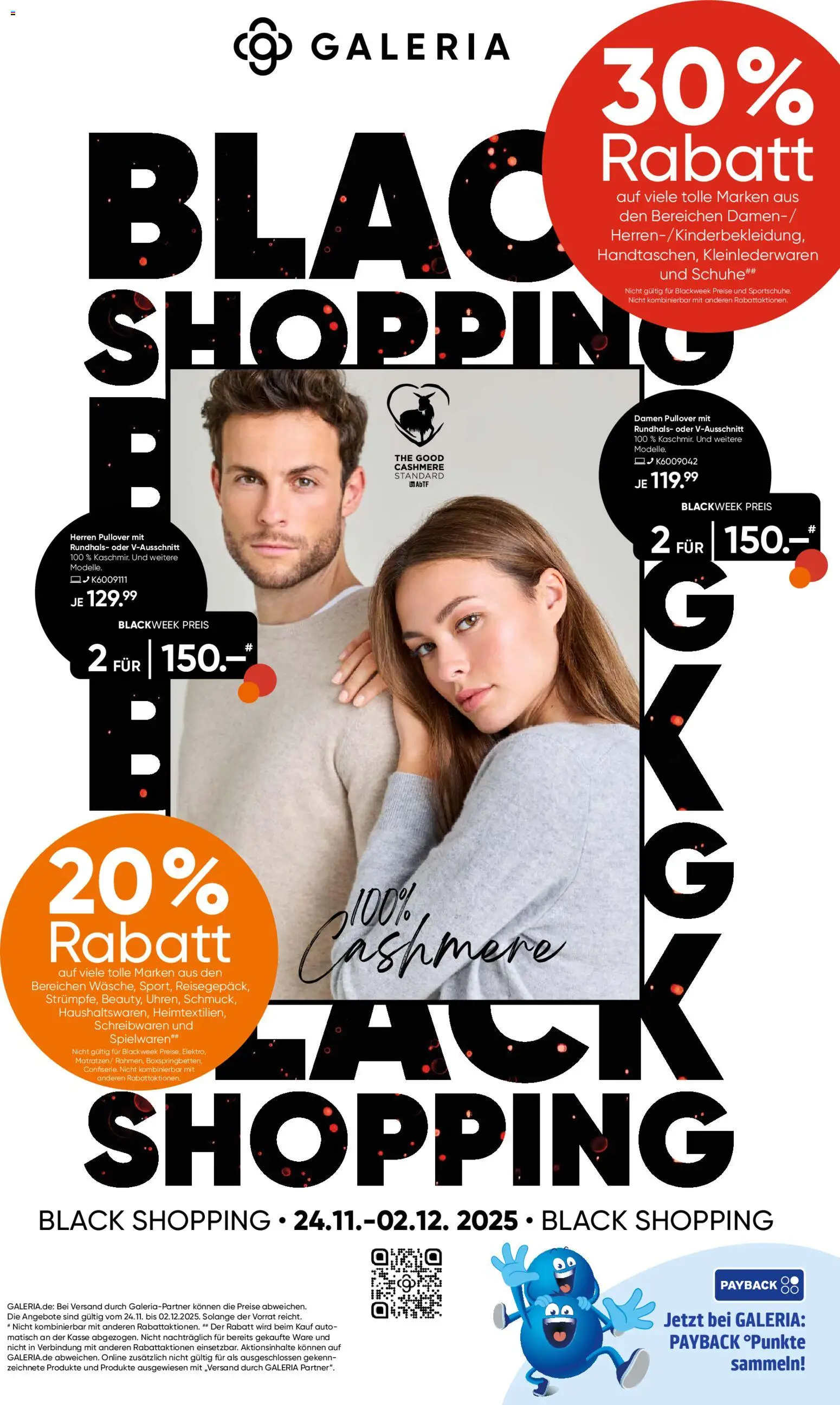 Galeria Karstadt Kaufhof - Black Friday – gültig ab 24.11.2025 | Seite: 1 | Produkte: Pullover