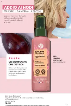 Volantino Yves Rocher del 31.07.2025 | Pagina: 73 | Prodotti: Latte, Silicone, Elastici