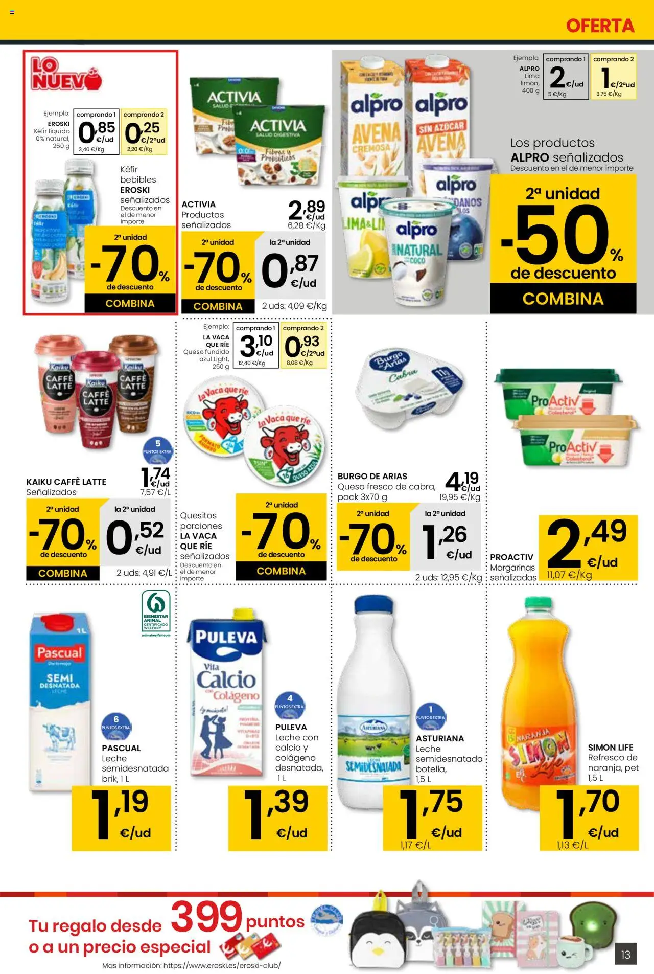 Eroski - Eskaintza handia Center │ válido desde el 18.09.2025 | Página: 13 | Productos: Γραβάτα, Lima, Queso, Queso fresco