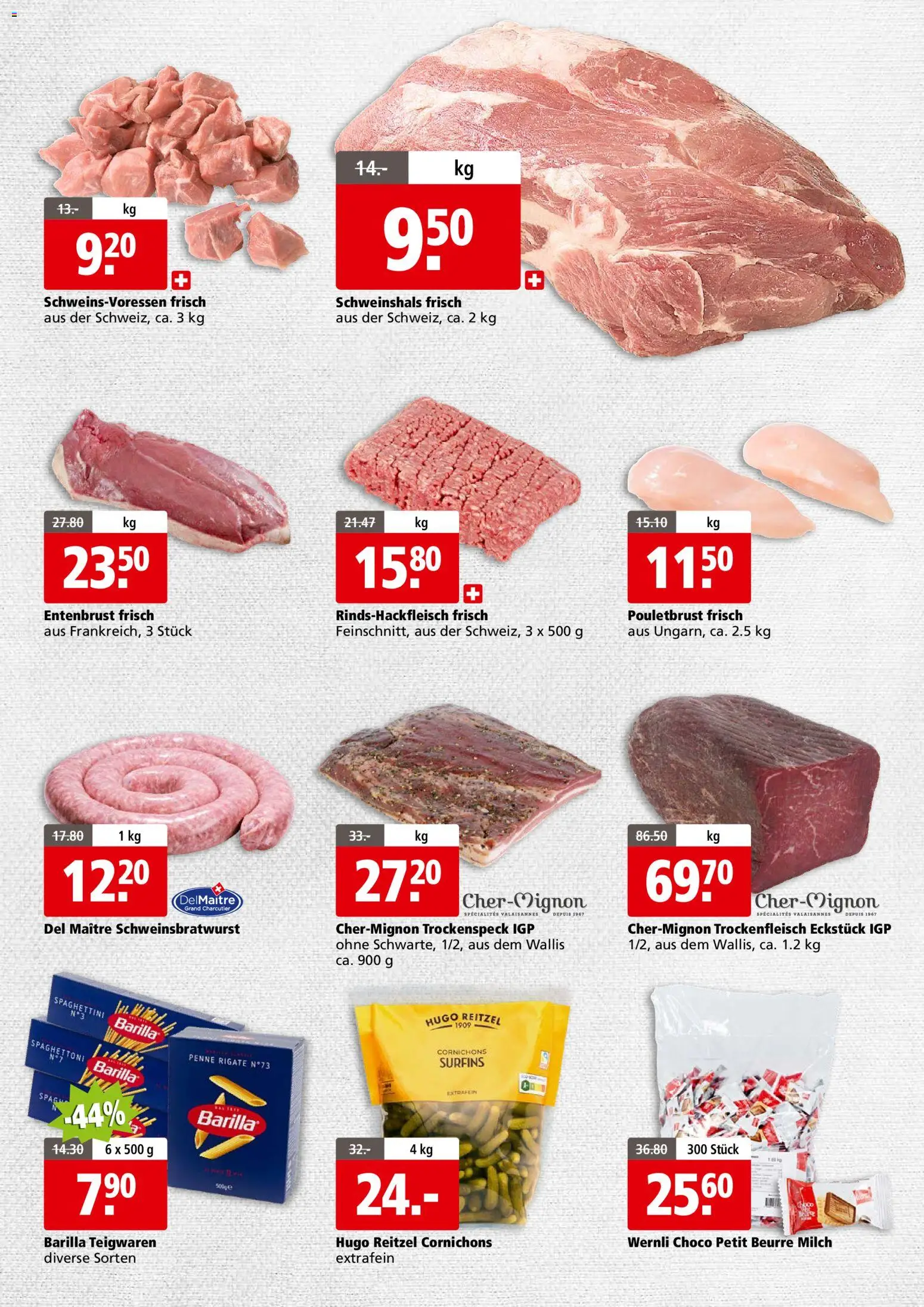 Aligro Aktionen Businesskunden - Chavannes, Matran, Genf, Sitten – gültig ab 12.01.2026 | Seite: 3 | Produkte: Barilla, Pouletbrust, Milch, Teigwaren