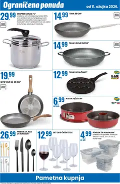 Novo Otvorenje Eurospin - Pregled kataloga iz trgovine Eurospin, vrijedi od 11.03.2026 | Stranica: 16 | Proizvodi: Tava, Lonac, Pribor za jelo