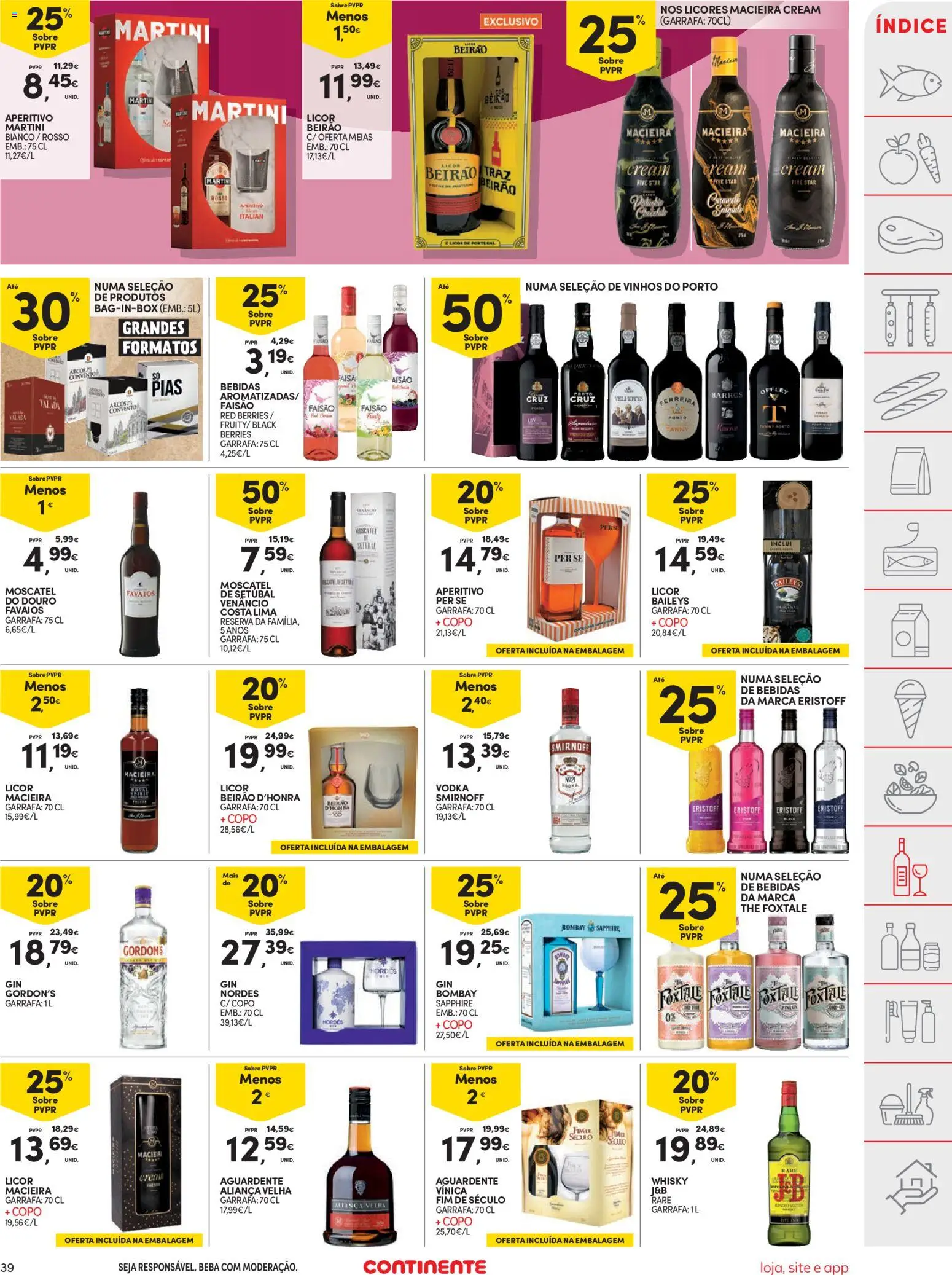 Continente folheto │ válido de 25.11.2025 | Página: 39 | Produtos: Whisky, Aliança, Macieira cream, Meias