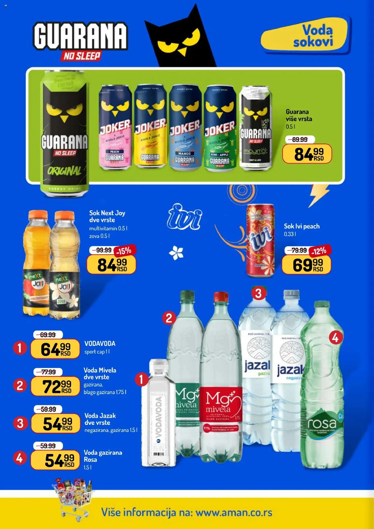Aman katalog - važi od 16.03.2026 | Strana: 30 | Proizvode: Mango, Guarana, Sok, Breskva