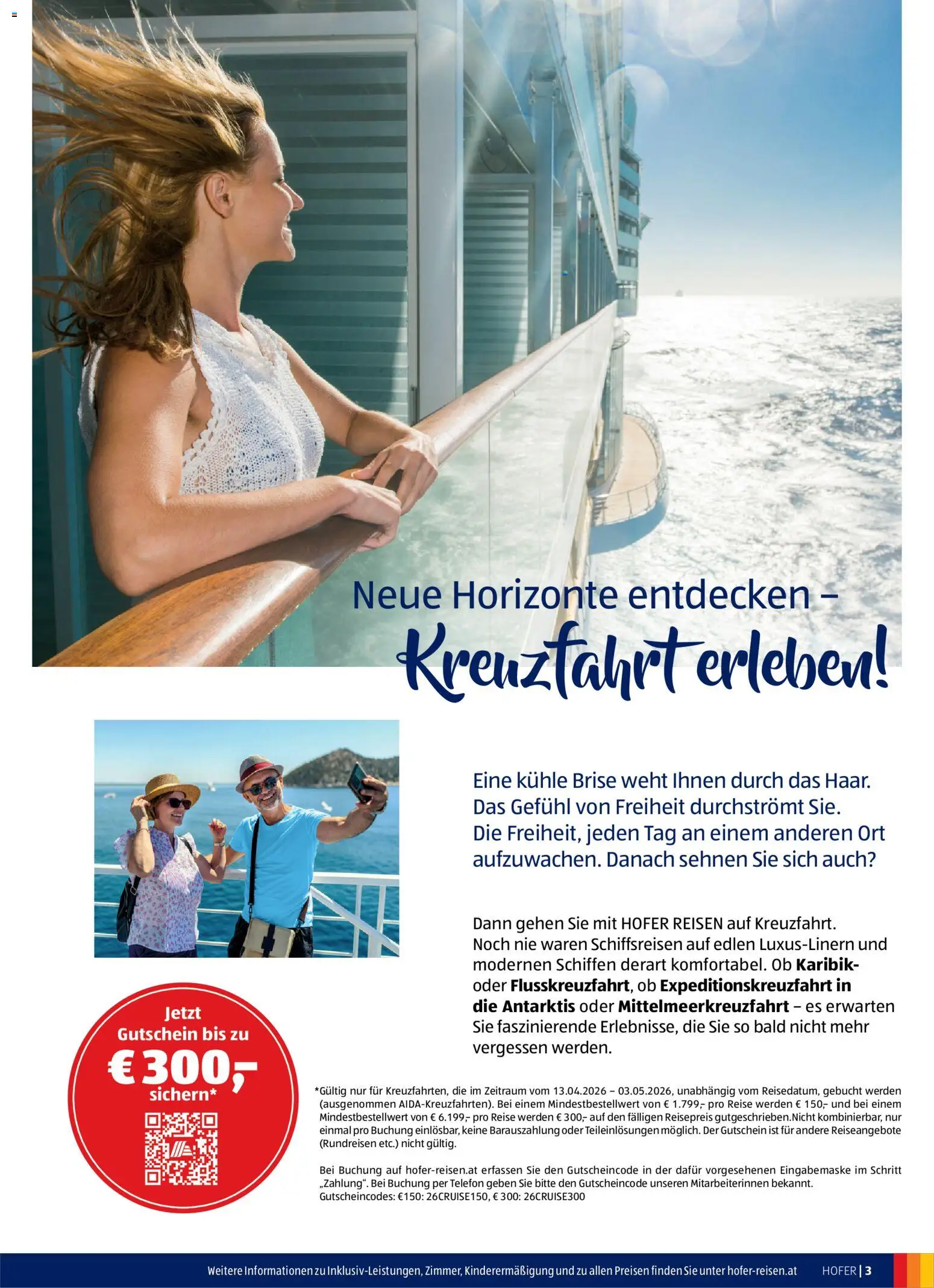 Hofer - Hofer Reisen Katalog gültig ab 01.04.2026 | Seite: 3