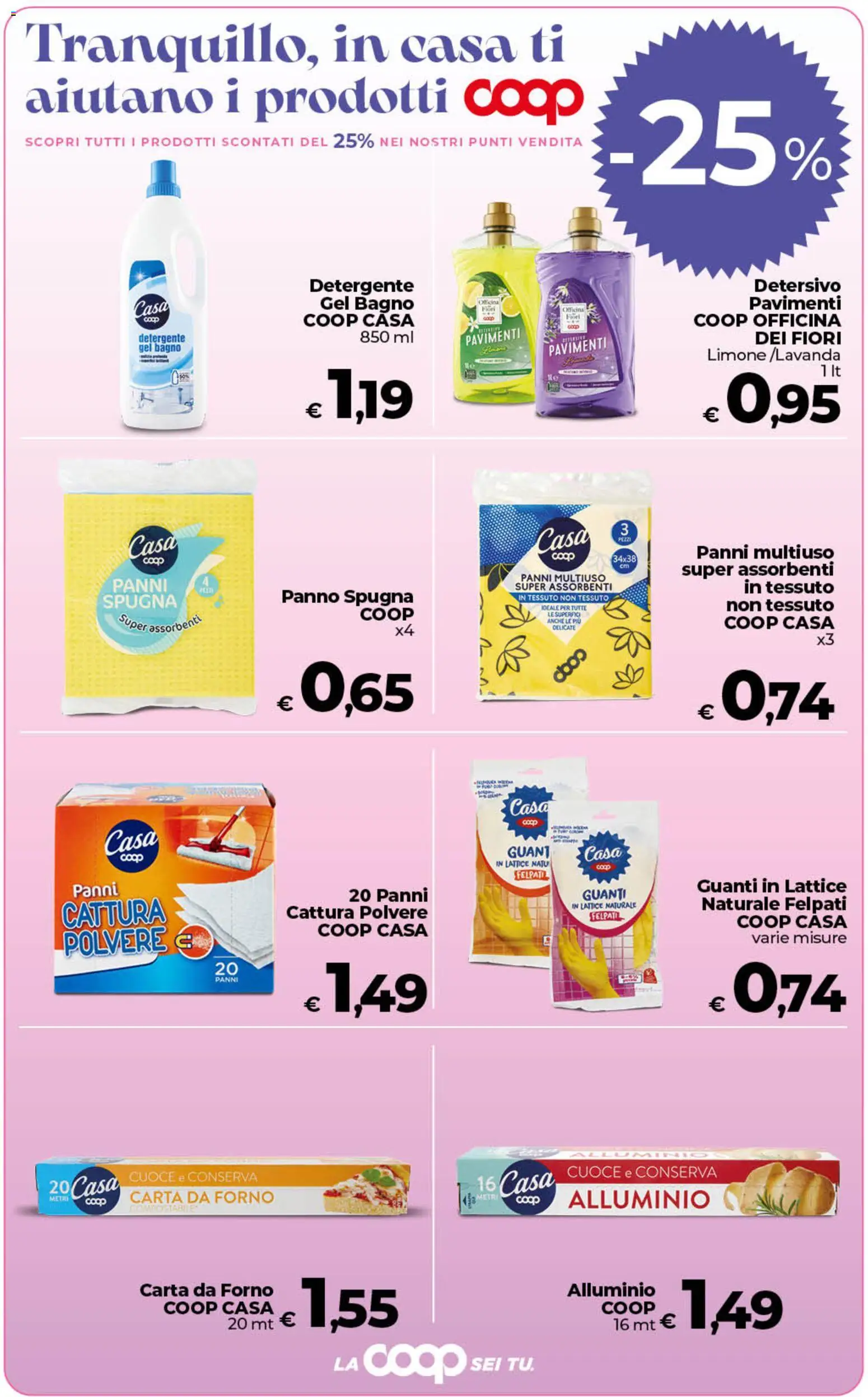 Volantino COOP del 07.04.2026 | Pagina: 7 | Prodotti: Detergente, Forno, Alluminio, Bagno