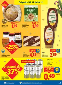 Lidl katalog akcije – veljaven od 18.12.2025 | Stran: 33 | Izdelki: Muesli, Džem, Kos, Pivo