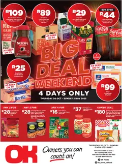 OK Foods specials catalogue – valid from 30.10.2025