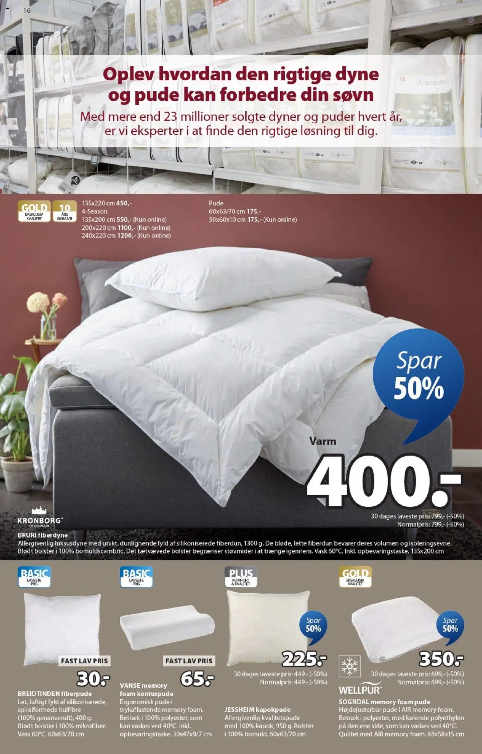 JYSK tilbudsavis – gyldig fra 01.12.2025 | Side: 16