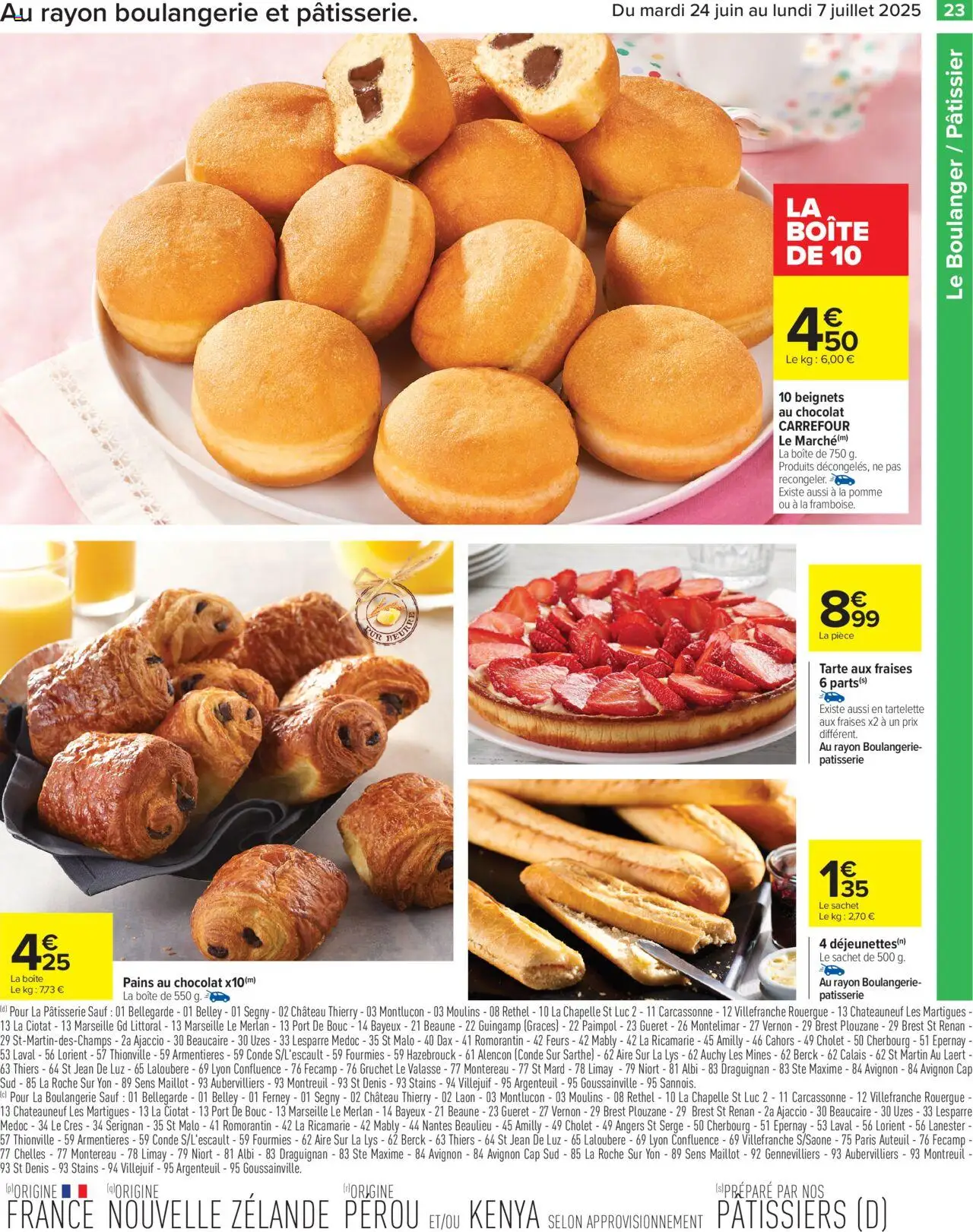  | Page: 25 | Produits: Pomme, Chocolat, Fraises
