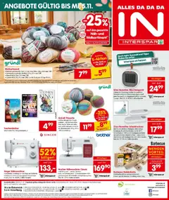 Interspar Flugblatt ab 16.10.2025 gültig | Seite: 16 | Produkte: Nähmaschine