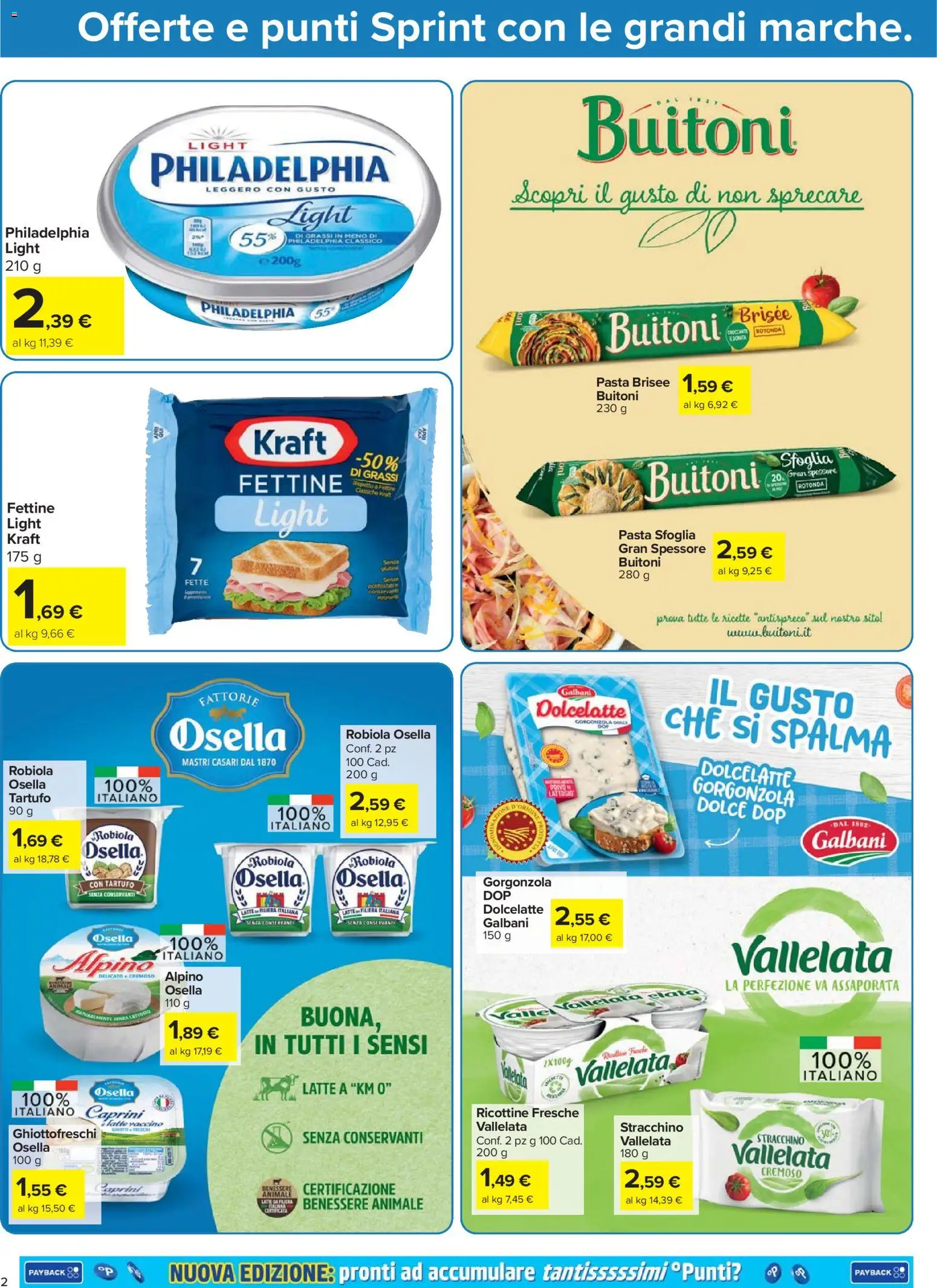 Volantino Carrefour del 02.01.2026 | Pagina: 2 | Prodotti: Tartufo, Pasta sfoglia, Latte, Pasta
