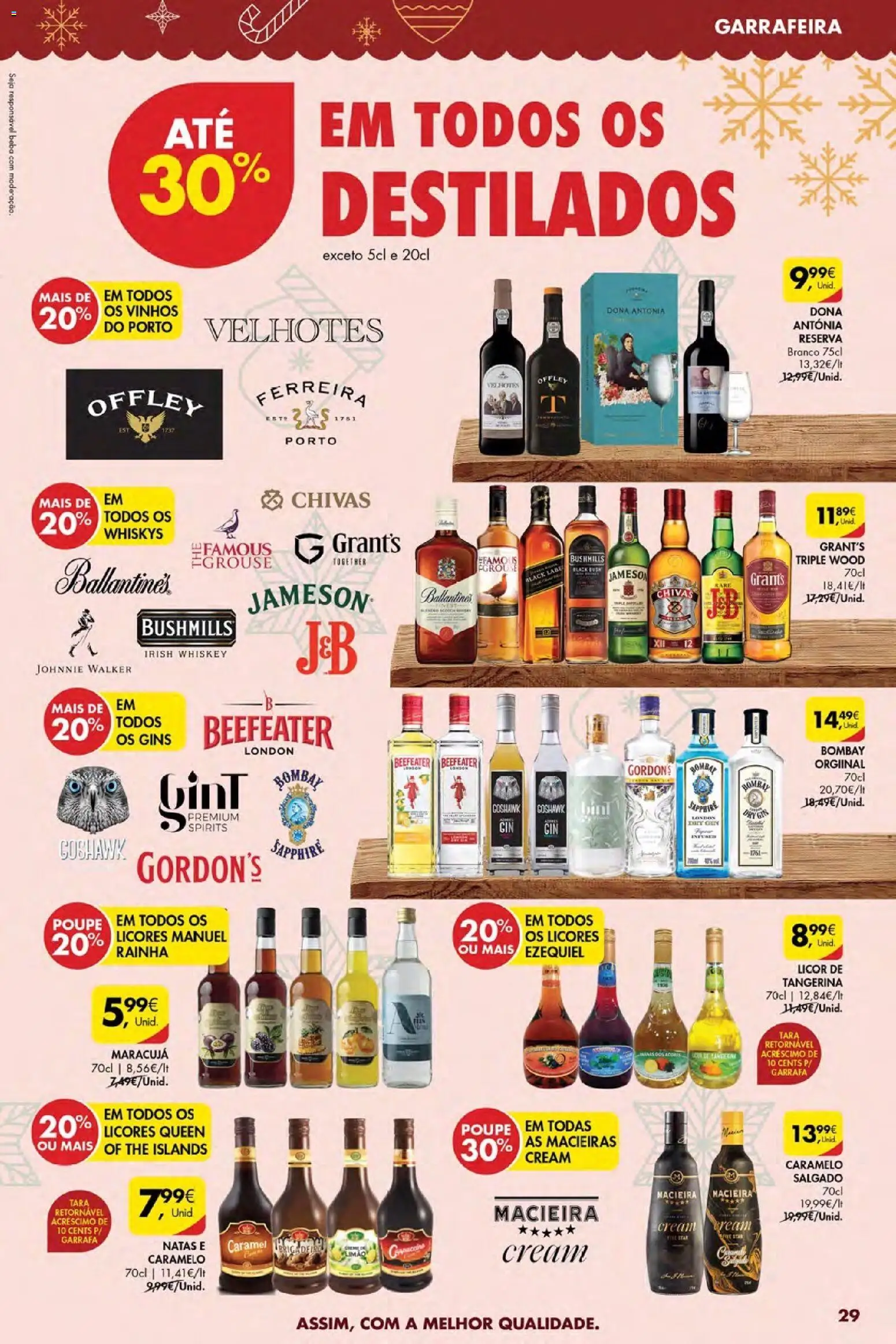 Pingo Doce Poupe Esta Semana Açores │ válido de 18.12.2025 | Página: 29 | Produtos: Licor, Creme, Natas