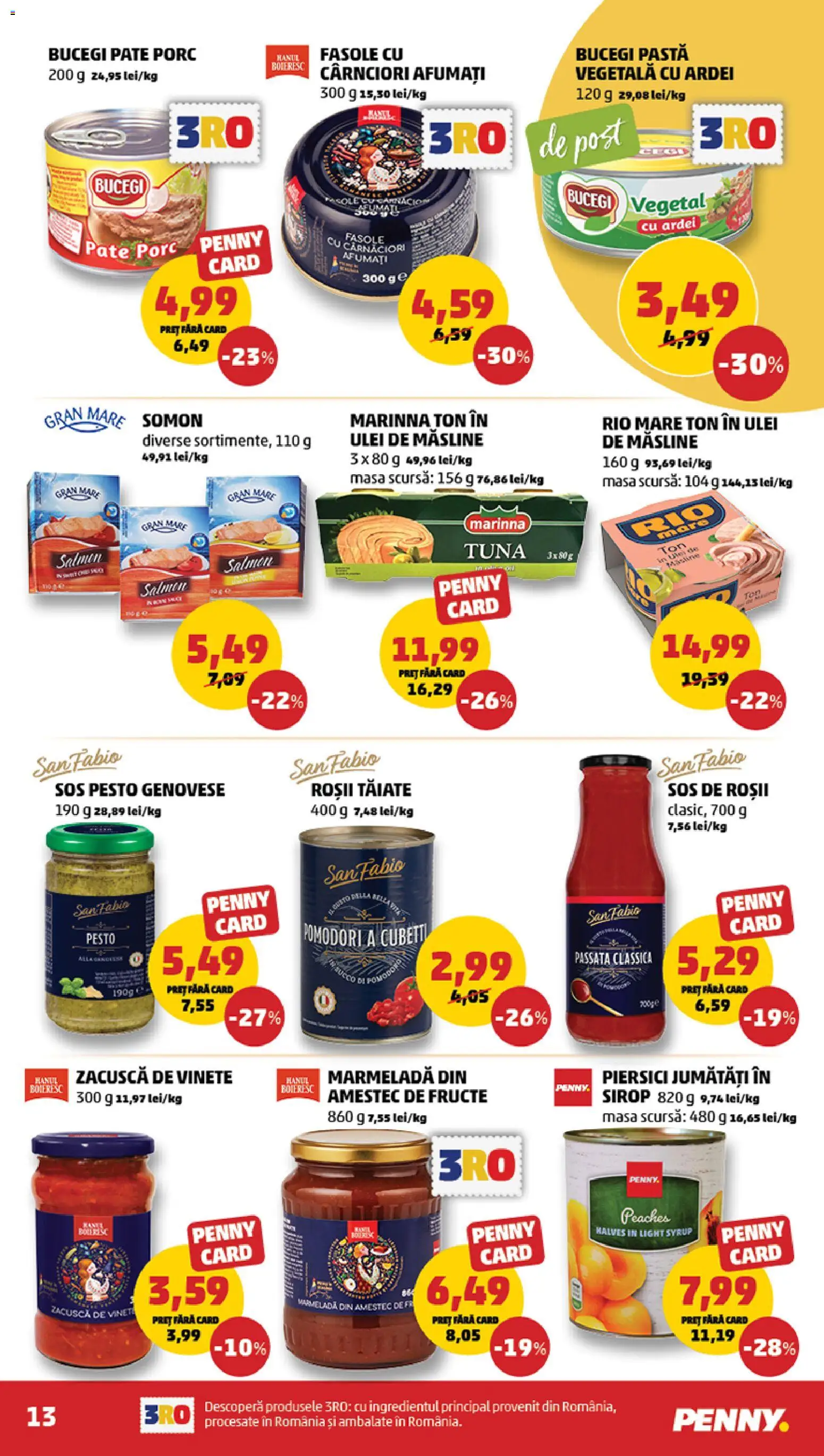 Noul catalog PENNY – valabil de la 25.02.2026 | Pagină: 13 | Produse: Măsline, Ardei, Ulei, Sos