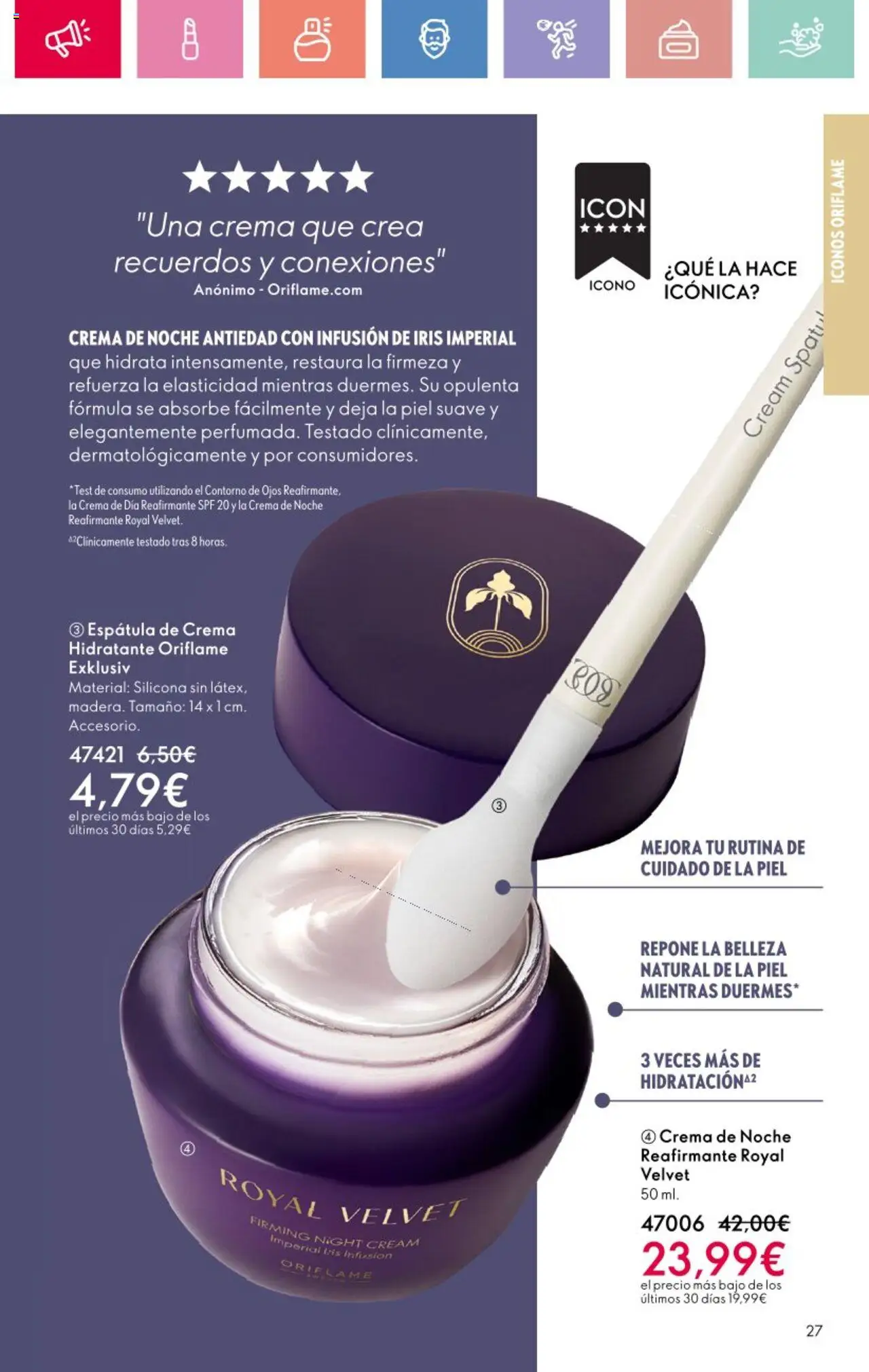 Oriflame - Catálogo Campaña 11 │ válido desde el 03.08.2025 | Página: 27 | Productos: Crema, Crema hidratante, Crema de día, Crema de noche