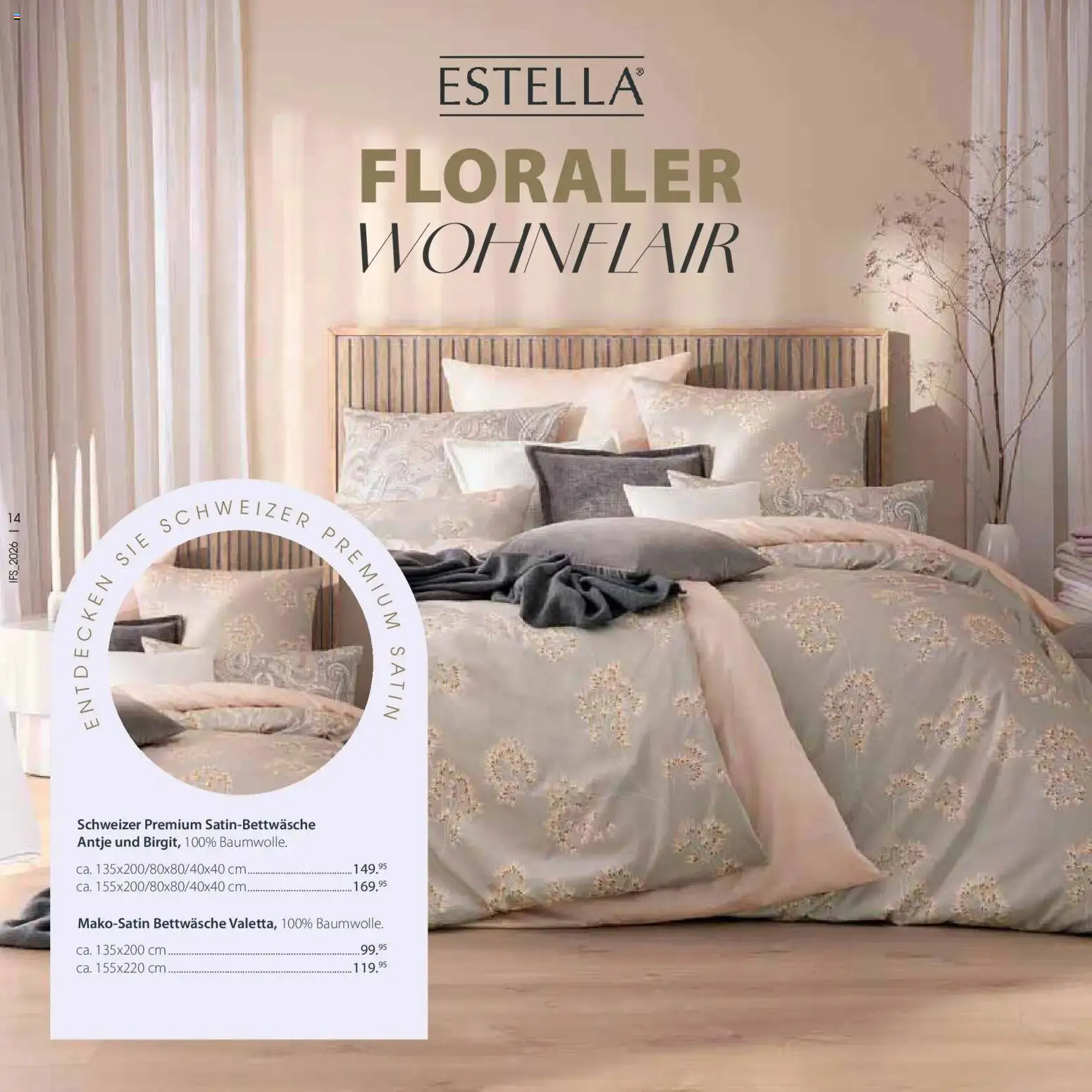 Zurbrüggen Frühlings-Boten für dein zuhause – gültig ab 14.04.2026 | Seite: 12 | Produkte: Bettwäsche